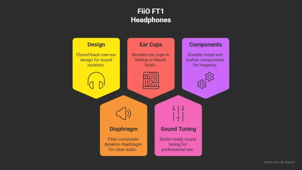 FiiO FT1 Closed-Back Headphones