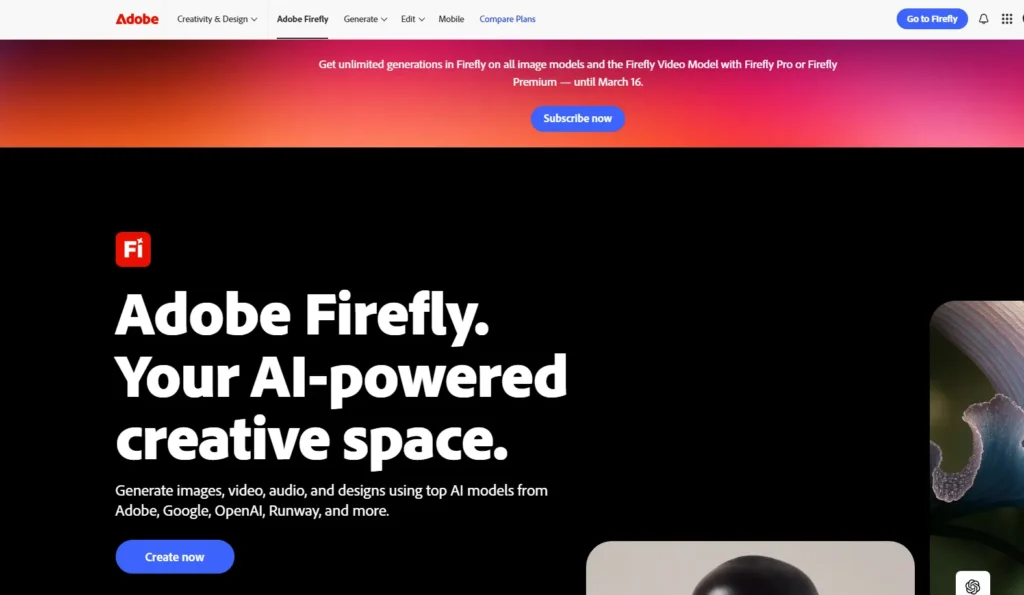Screenshot of the Adobe Firefly web app in February 2026 showing the 'Text to Image' interface with the new Image Model 4 Ultra and the 'Text to Vector' module.