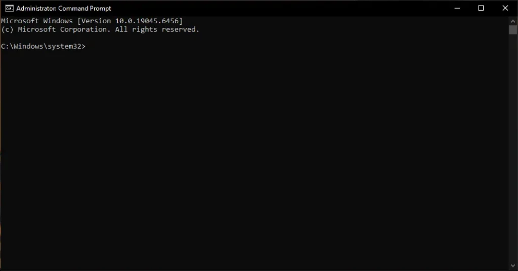 Command Prompt as Administrator