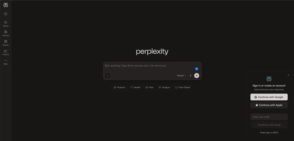 Perplexity AI 2026 - Deep Research and Model Council Interface