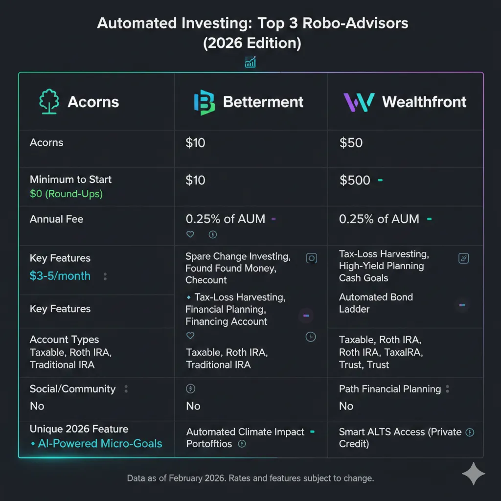 top 3 robo-advisors